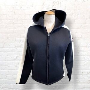 Roots Rare Black & White Zip up Jacket with Hood